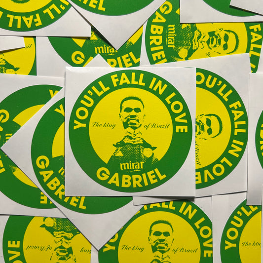 Gabriel 'King of Brazil' Stickers