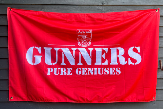 Gunners - Pure Geniuses Flag