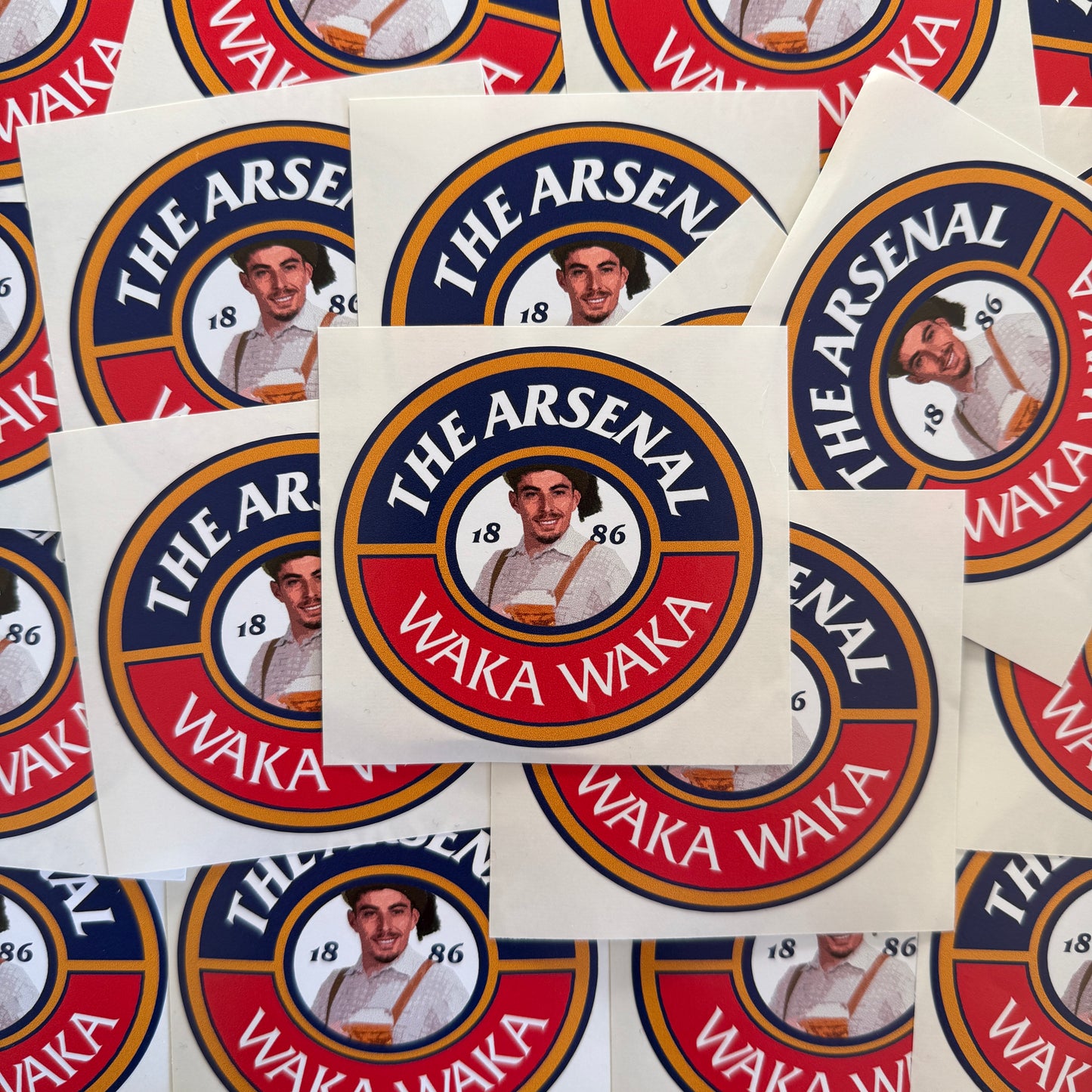 The Arsenal x Erdinger: Leverkusen Away sticker