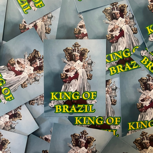 Gabriel 'King of Brazil' Sticker