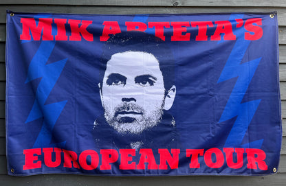 Mik Artetas European Tour Flag