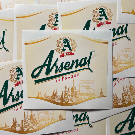 Staropramen x Arsenal; Prague Away Sticker