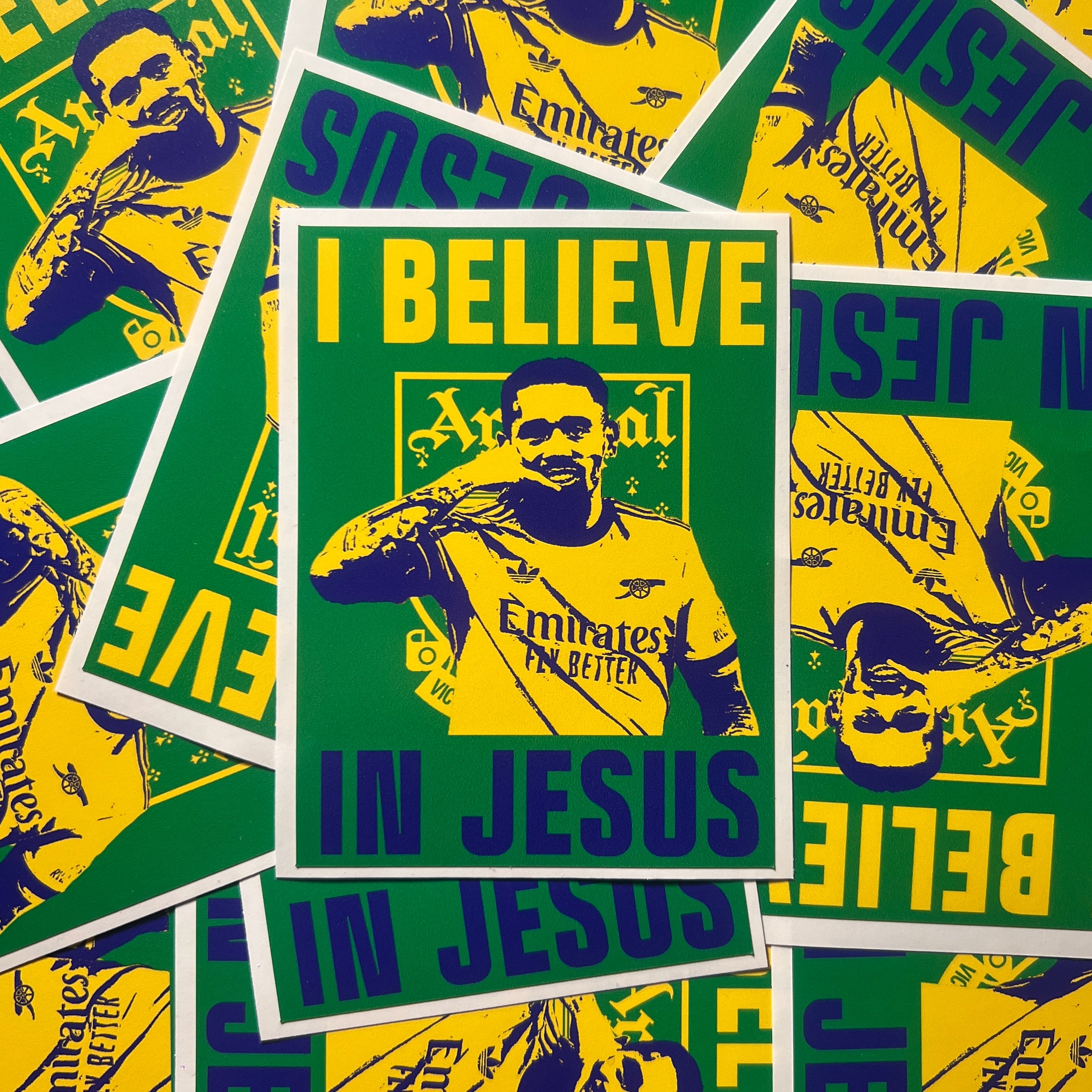 Gabriel Jesus Sticker – The Arsenal Stickers