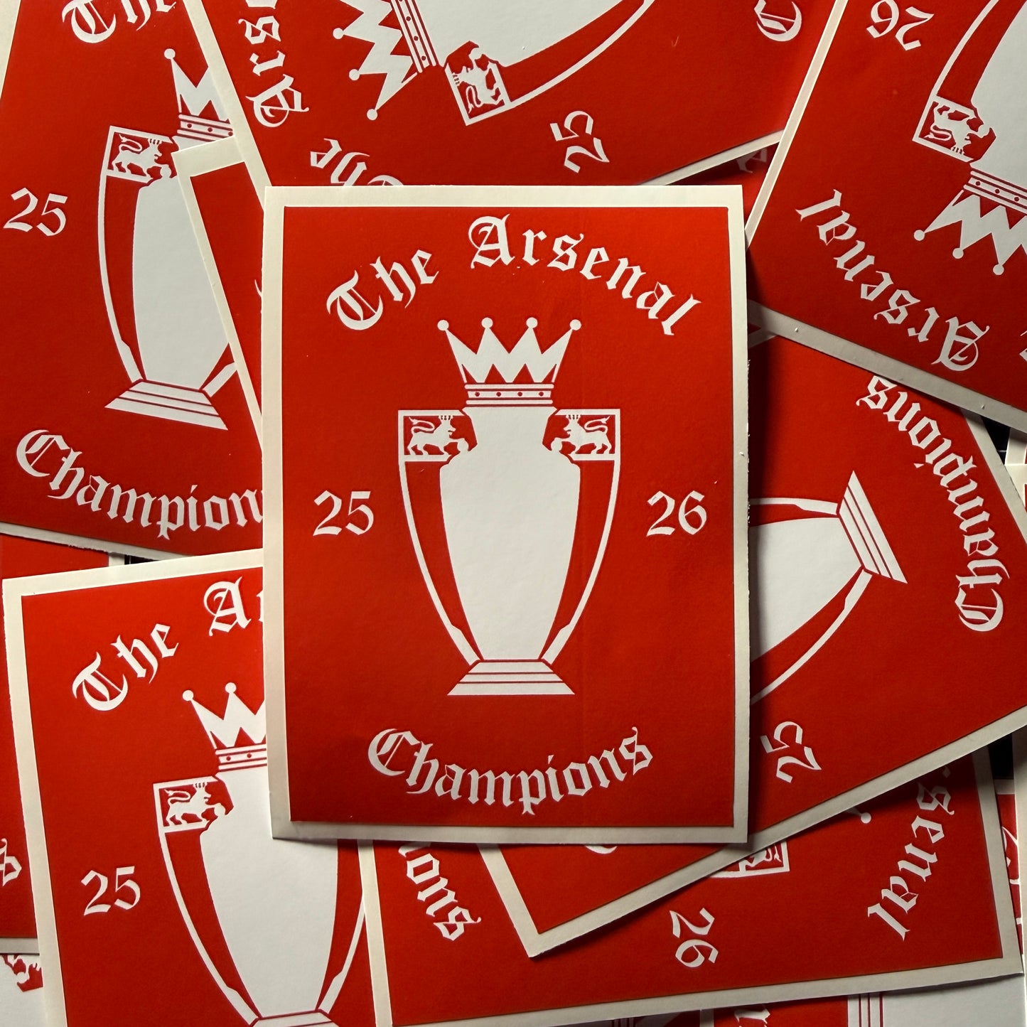 PREMIER LEAGUE CHAMPIONS STICKER BUNDLE