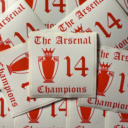 PREMIER LEAGUE CHAMPIONS STICKER BUNDLE