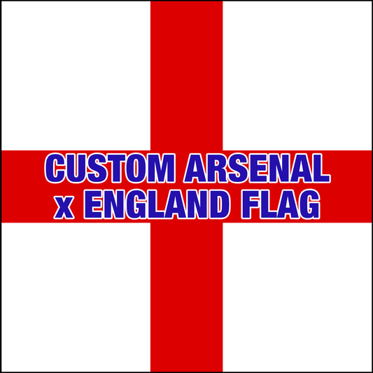 Custom Arsenal x England Flag